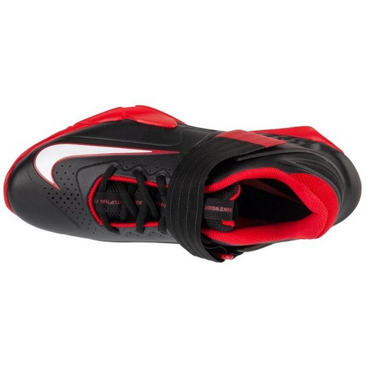 Baskets Style Logo SAVALEOS Homme (Noir / Rouge) 3/4