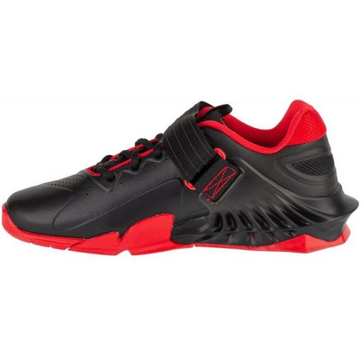 Baskets Style Logo SAVALEOS Homme (Noir / Rouge) 2/4