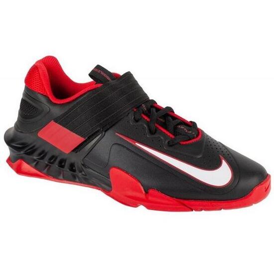 Scarpe Sportive Logo Uomo Nike Savaleos Nero Rosso