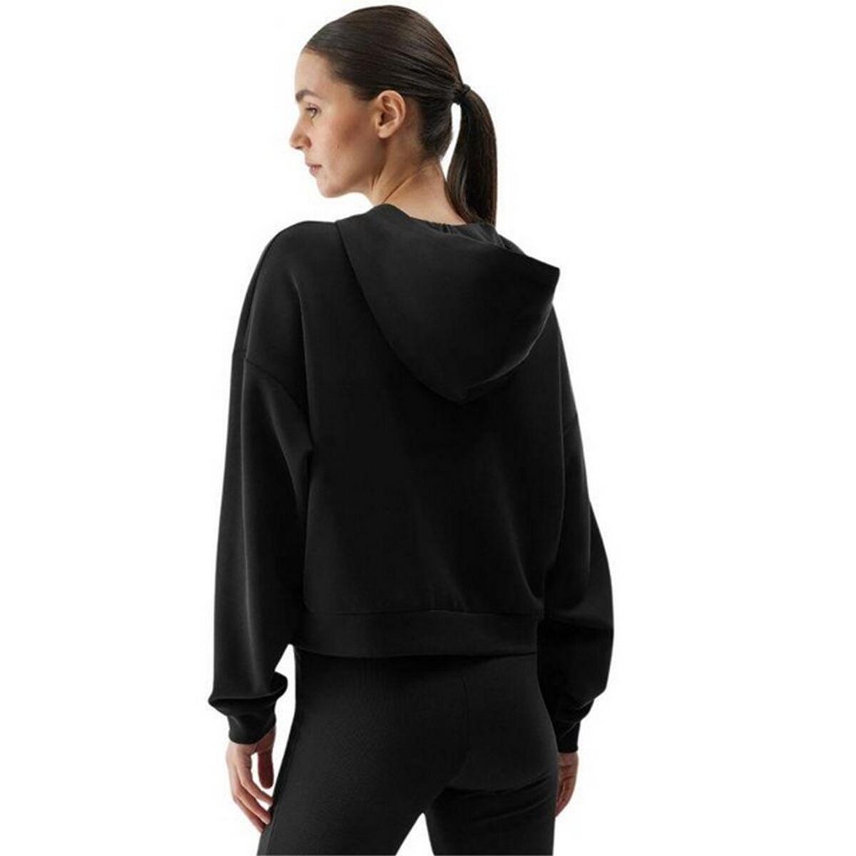 Dames WSS24TSWSF1002+ Hoodie met volledige rits (Zwart) 3/6