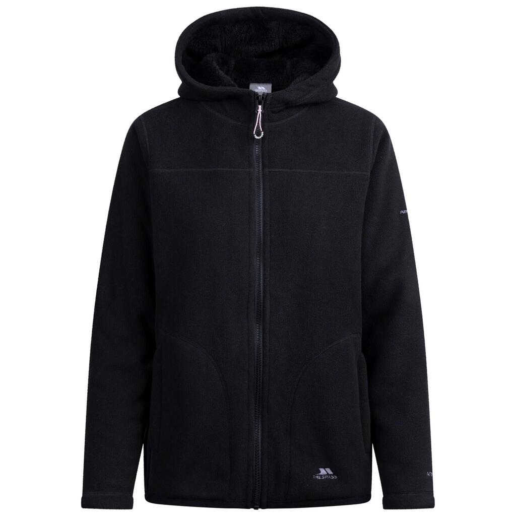 Womens/Ladies Backstay Fleece Jacket (Black)