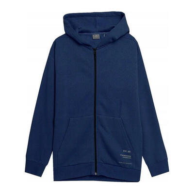 Heren ss23tswsm236 hoodie met volledige rits (groen)
