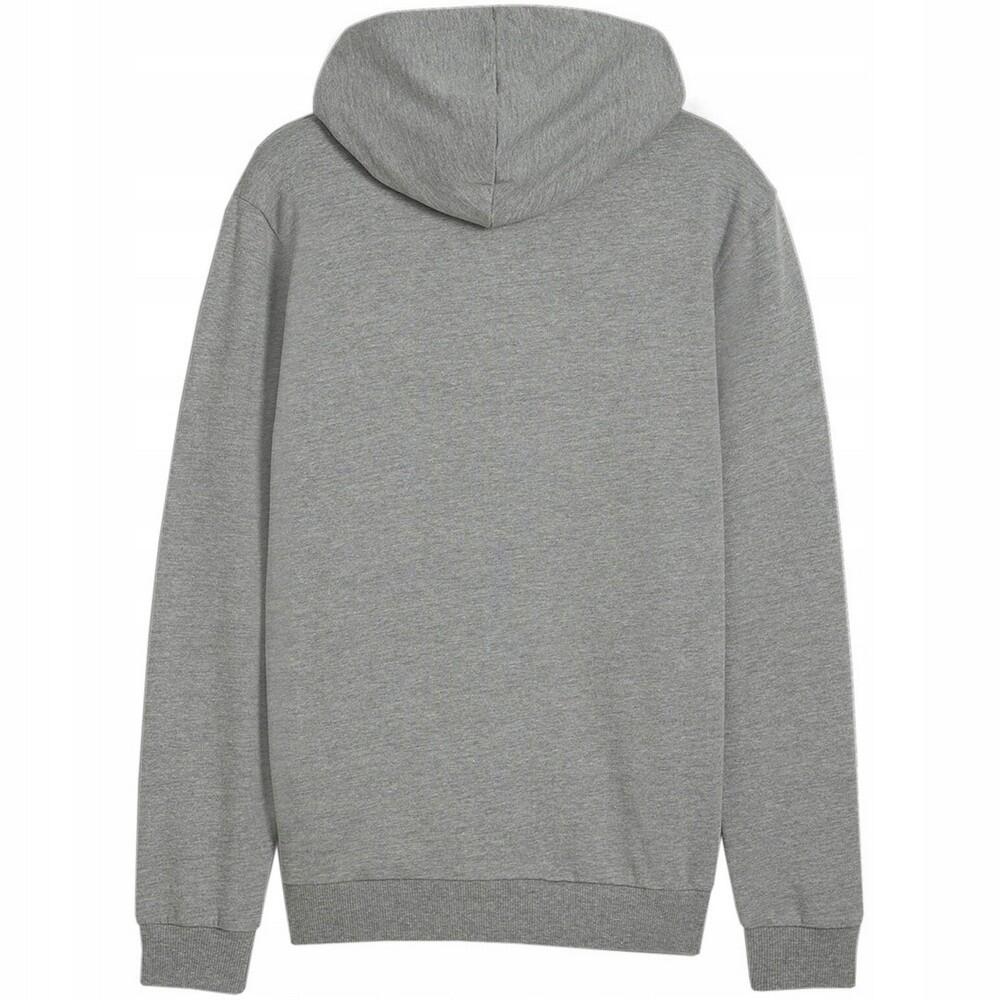 Casaco com capuz casual com fecho de correr para homem Team Goal (Cinzento) 3/4