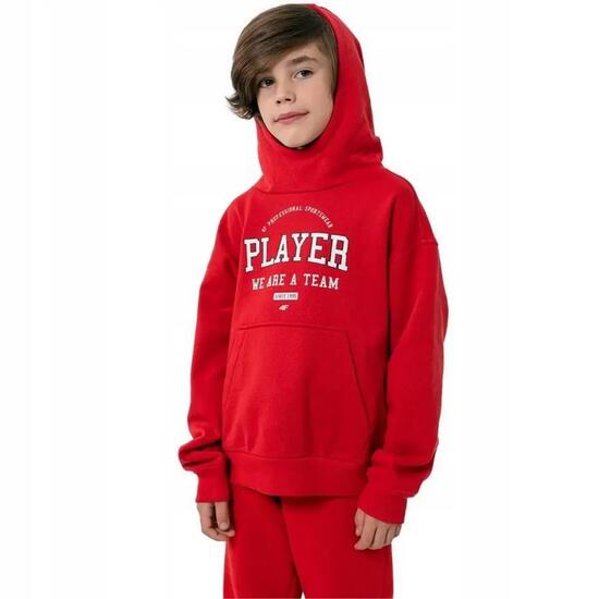 Sweat À Capuche HJZ22 Enfant (Rouge)