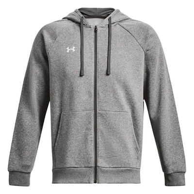 Felpa Con Cappuccio E Zip Intera Uomo Under Armour Sportstyle Rival Verde