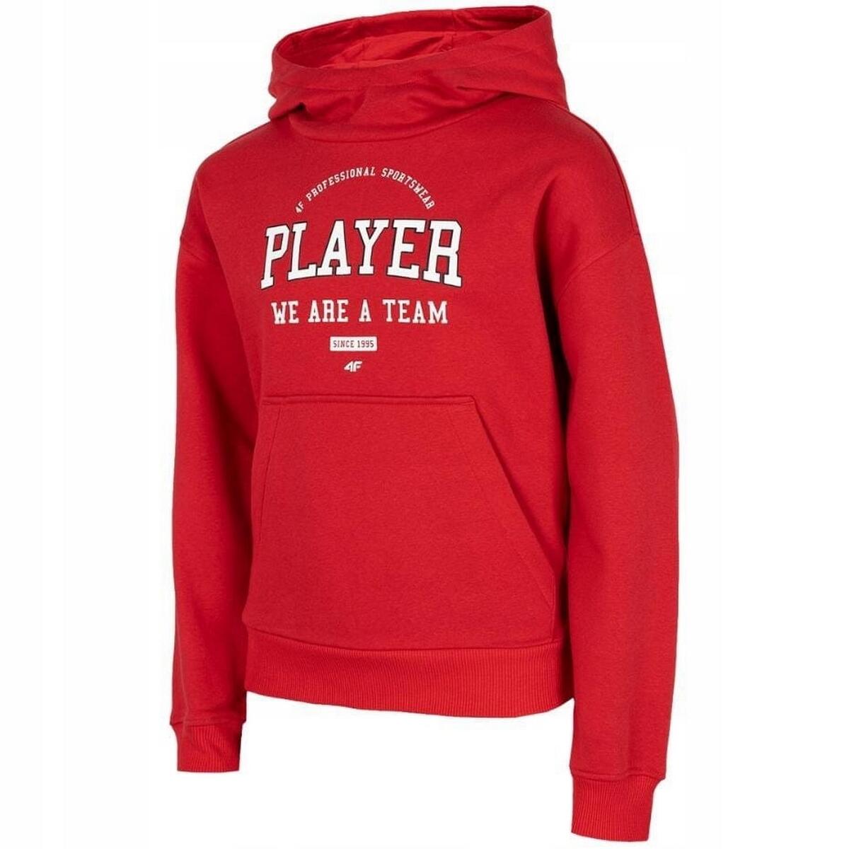 Sweat À Capuche HJZ22 Enfant (Rouge) 2/4