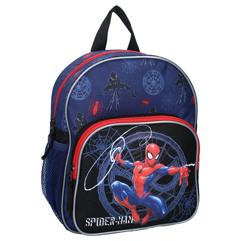 Rucsac, 31 x 23 x 8 cm, cu doua compartimente, bretele ergonomice, Spiderman