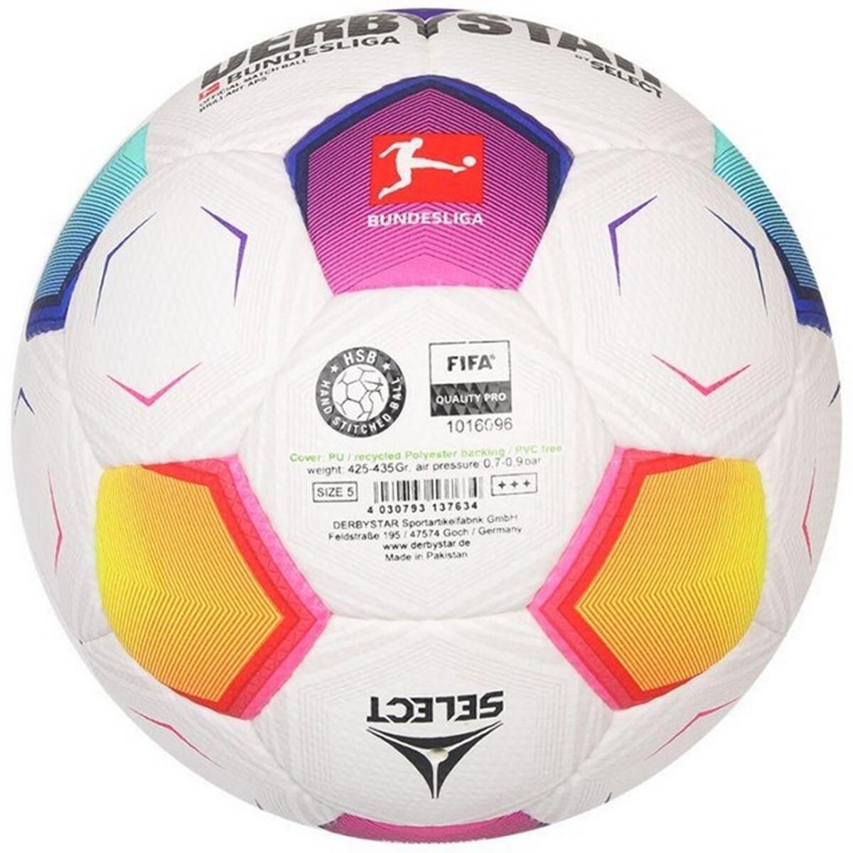 Pallone Select Derbystar Bundesliga Brillant APS V23 Bianco 5 3/3