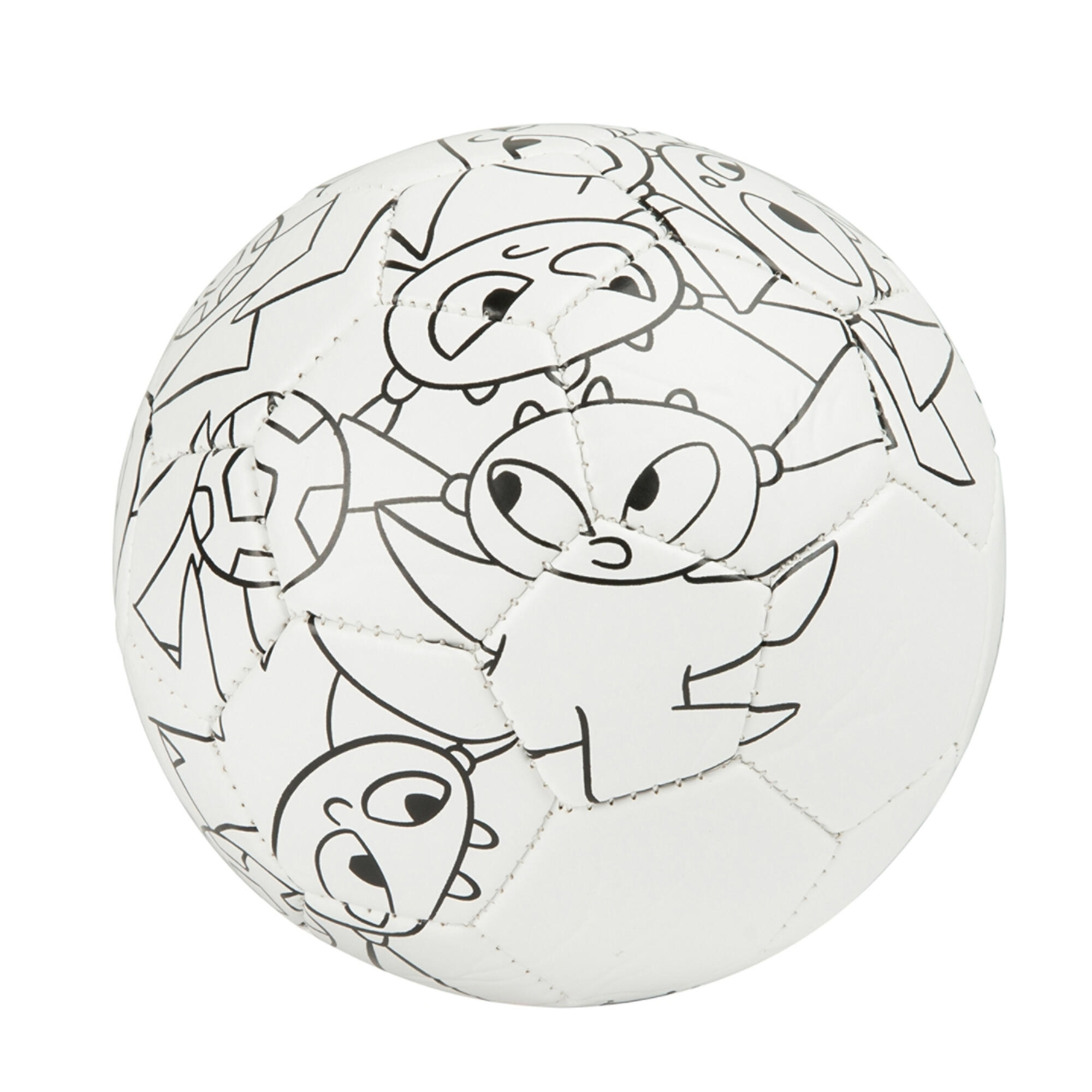 Mini Ballon De Foot SCRIBALL FOPHI (Blanc / Noir) Taille unique 2/3
