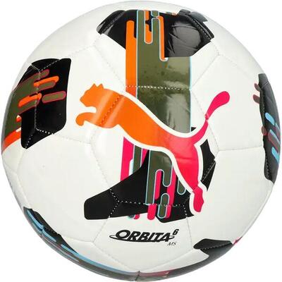 Orbita 6 voetbal (wit/zwart/oranje)