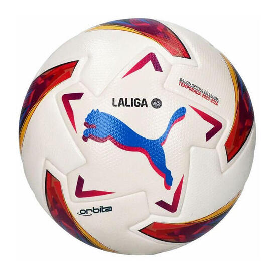 Pallone Puma Orbita LaLiga 1 Bianco Rosso