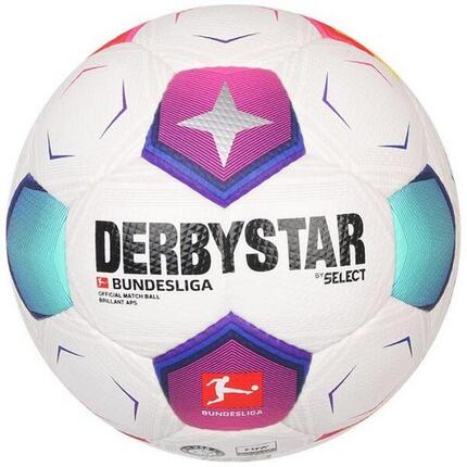 Ballon De Foot DERBYSTAR BUNDESLIGA BRILLANT APS V23 (Blanc) Taille 5