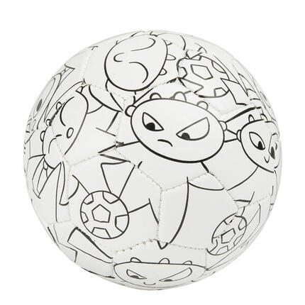 Mini Ballon De Foot SCRIBALL FOPHI (Blanc / Noir) Taille unique