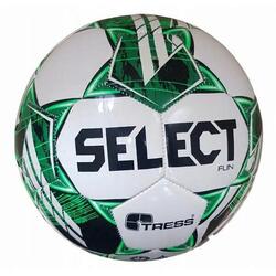 Ballon De Foot FUN TRESS (Blanc / Vert)