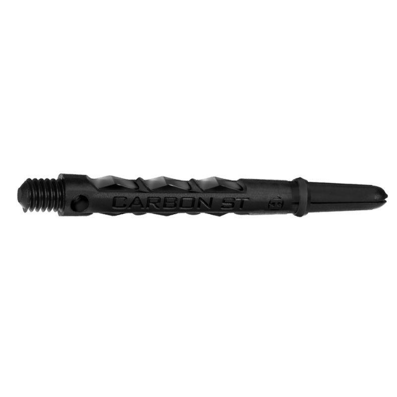 Carbon ST Darts Shafts (Pack of 3) (Black)