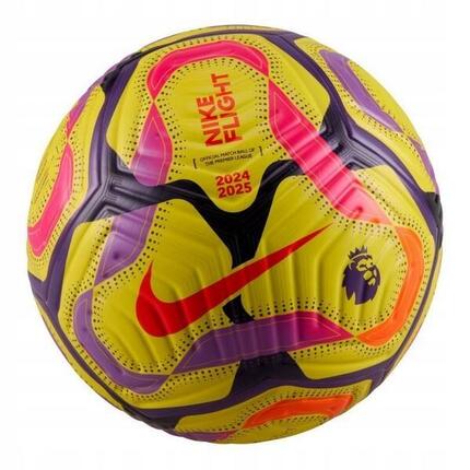 Balón de Fútbol Premier League Flight Violeta, Amarillo
