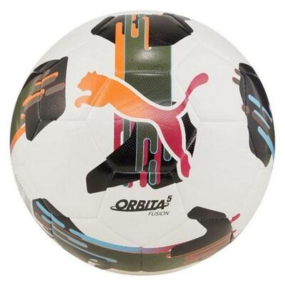 Pallone Puma Orbita 5 Fusion Bianco Nero Rosso