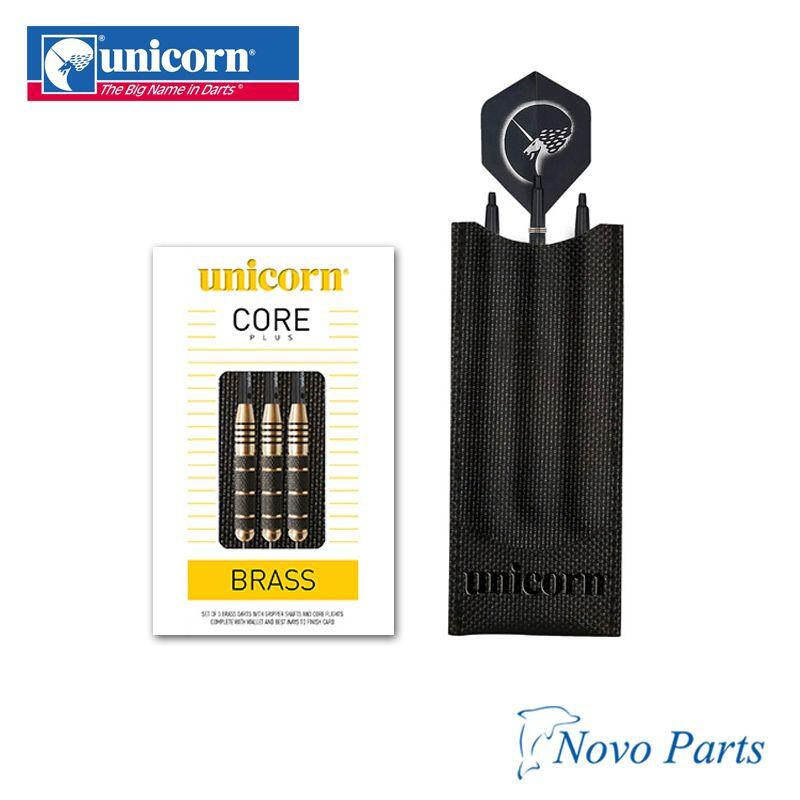 Set sageti soft Core Plus Win- Blk/Gld Brass Darts