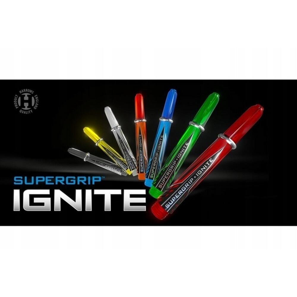 Eixos de Dardos Supergrip Ignite (Conjunto de 3) (Laranja) 2/3