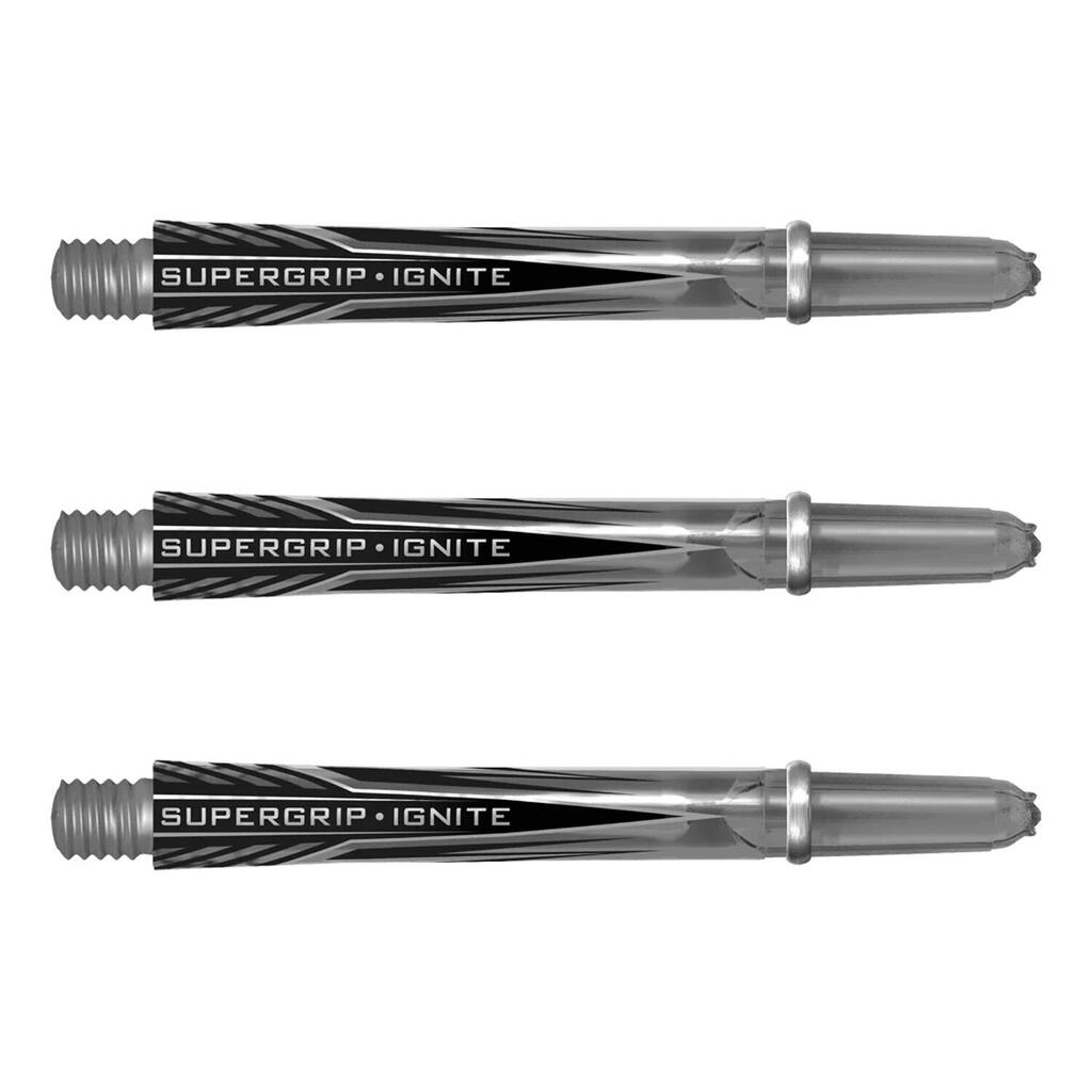 Supergrip Ignite Darts Shafts (Pack of 3) (Smoke)