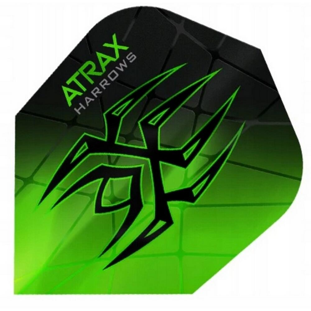 Atrax Dart Flights (Conjunto de 3) (Verde / Preto) 2/2