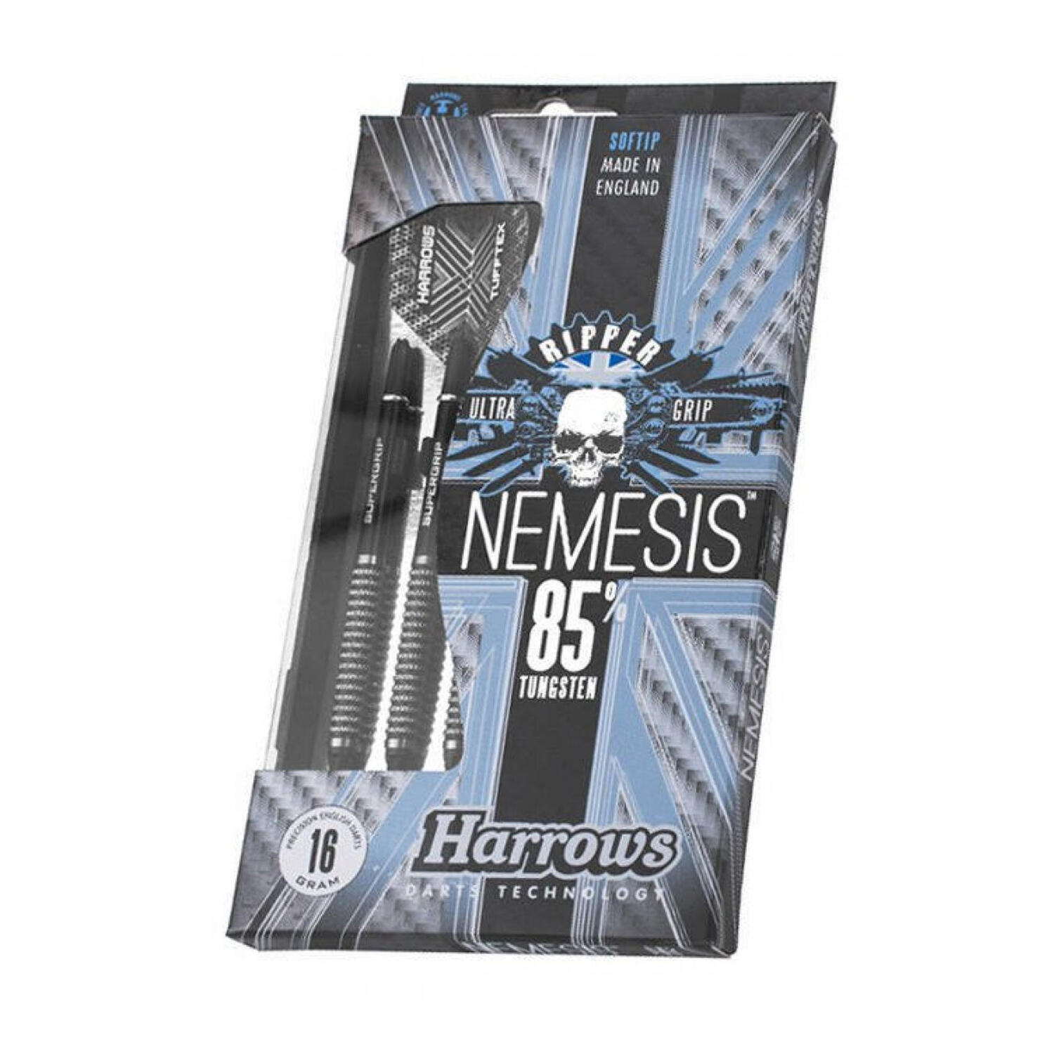 Nemesis Soft Tip Darts (Black) 3/3
