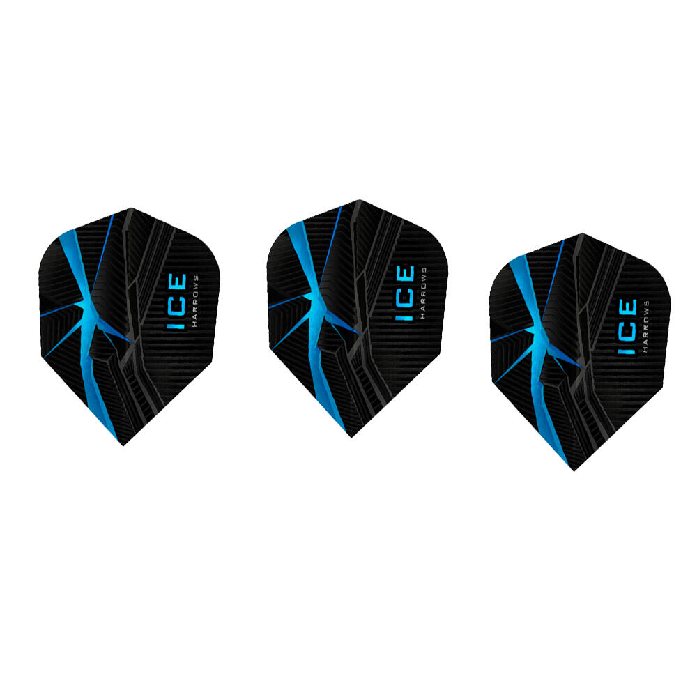 Harrows - Ailettes De Fléchettes Ice (bleu / Noir) - Tige De Flechette - Bleu|noir - Taille Unique - Decathlon