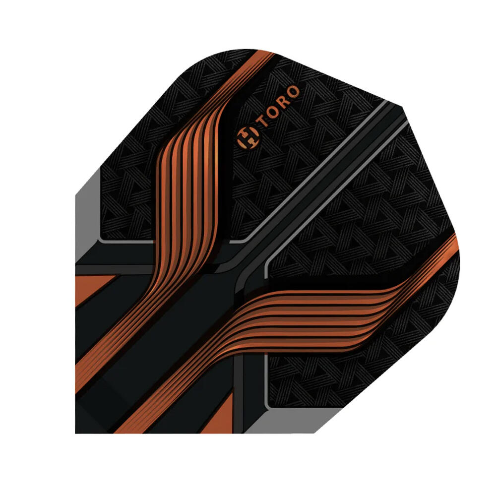 Ailettes De Fléchettes TORO PRIME (Marron / Noir) 2/2