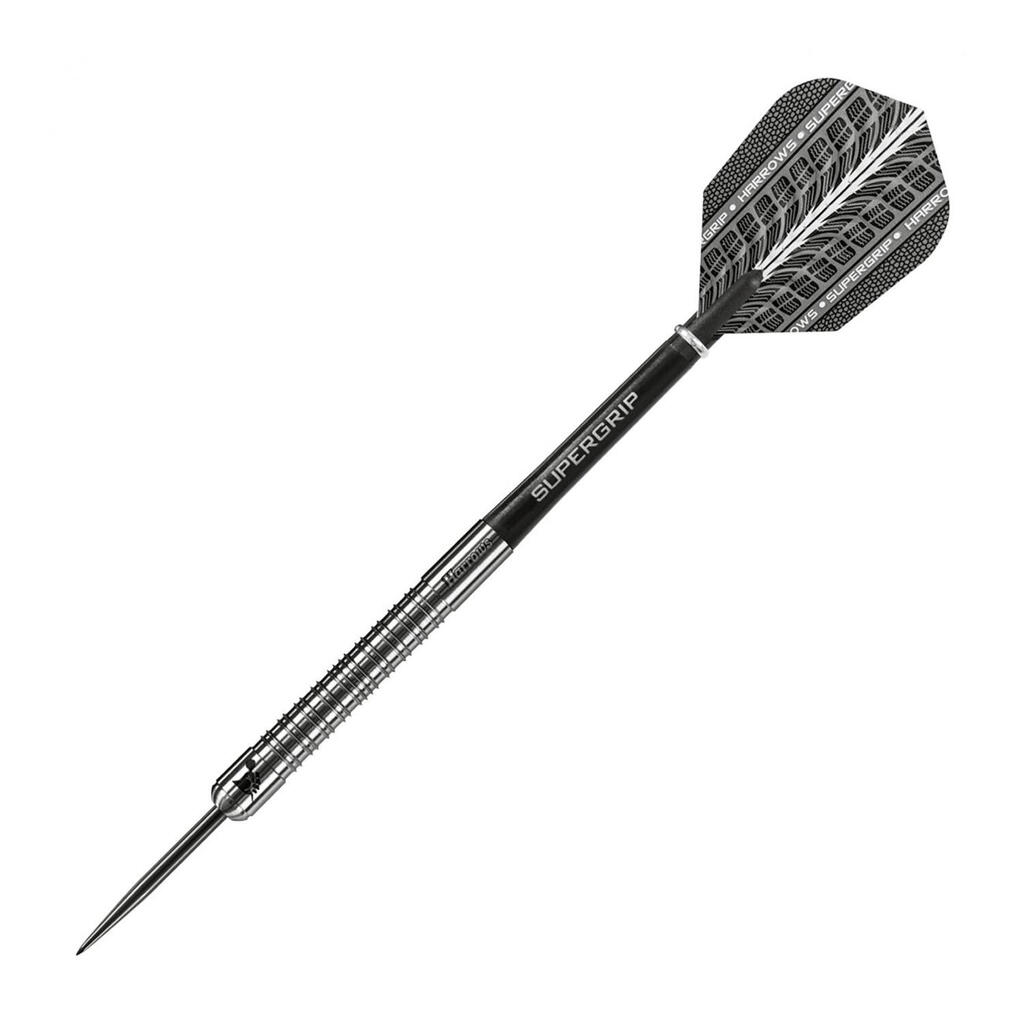 Supergrip Steel Tip Darts (Black)