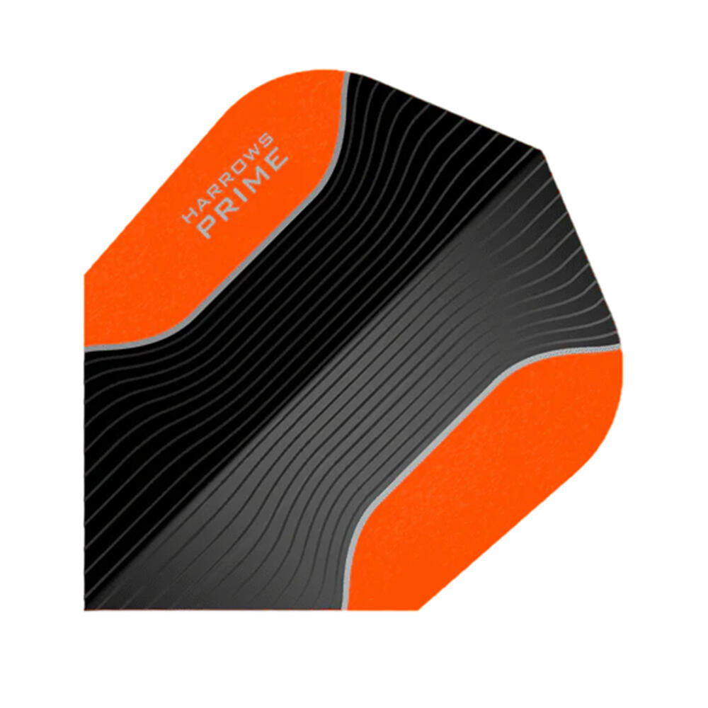 Dardos Prime com riscas contrastantes (conjunto de 3) (Preto / Laranja) 2/2