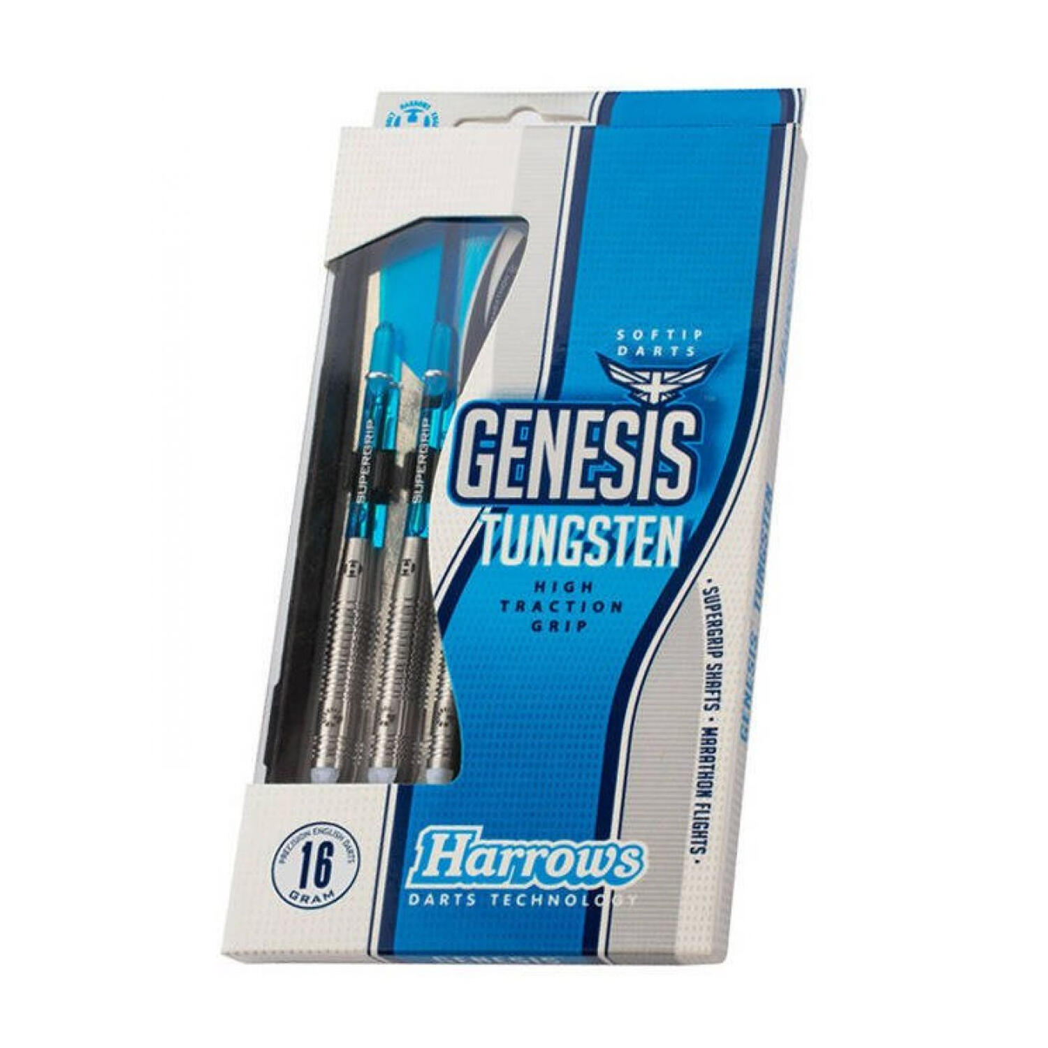 Dardos de ponta macia Genesis Tungsténio (Azul / Cinzento / Prateado) 3/3