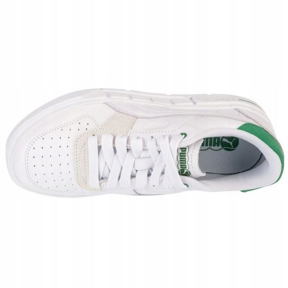 Mulher/Senhora Cali Court Match Leather Trainers (Branco) 3/6