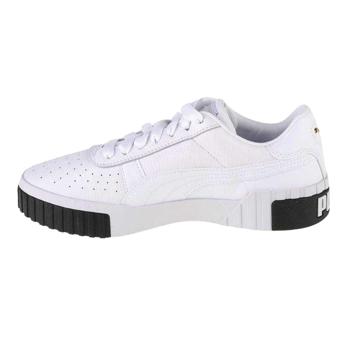 Mulher/Senhora Cali Logo Trainers (Branco) 4/15