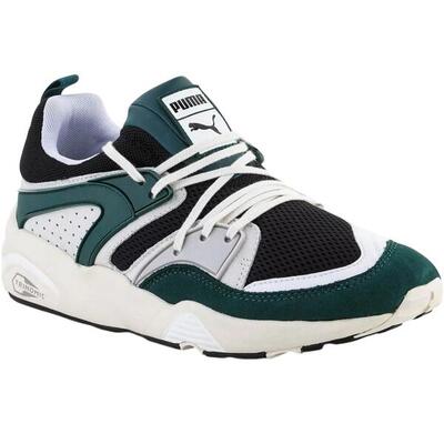 Heren blaze of glory trainers (zwart, groen)