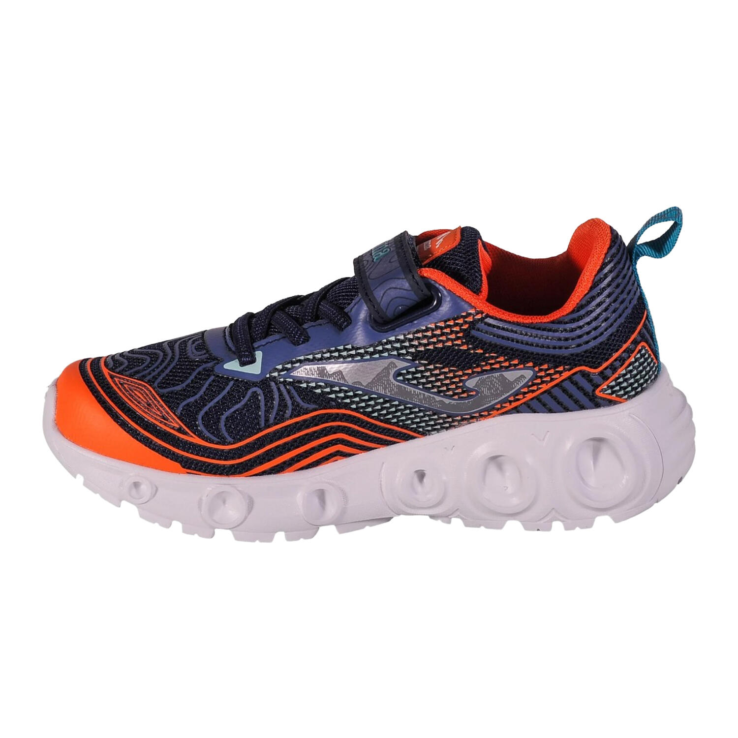 Scarpe Sportive Bambini Joma Rase Blu Navy Arancio 2/4