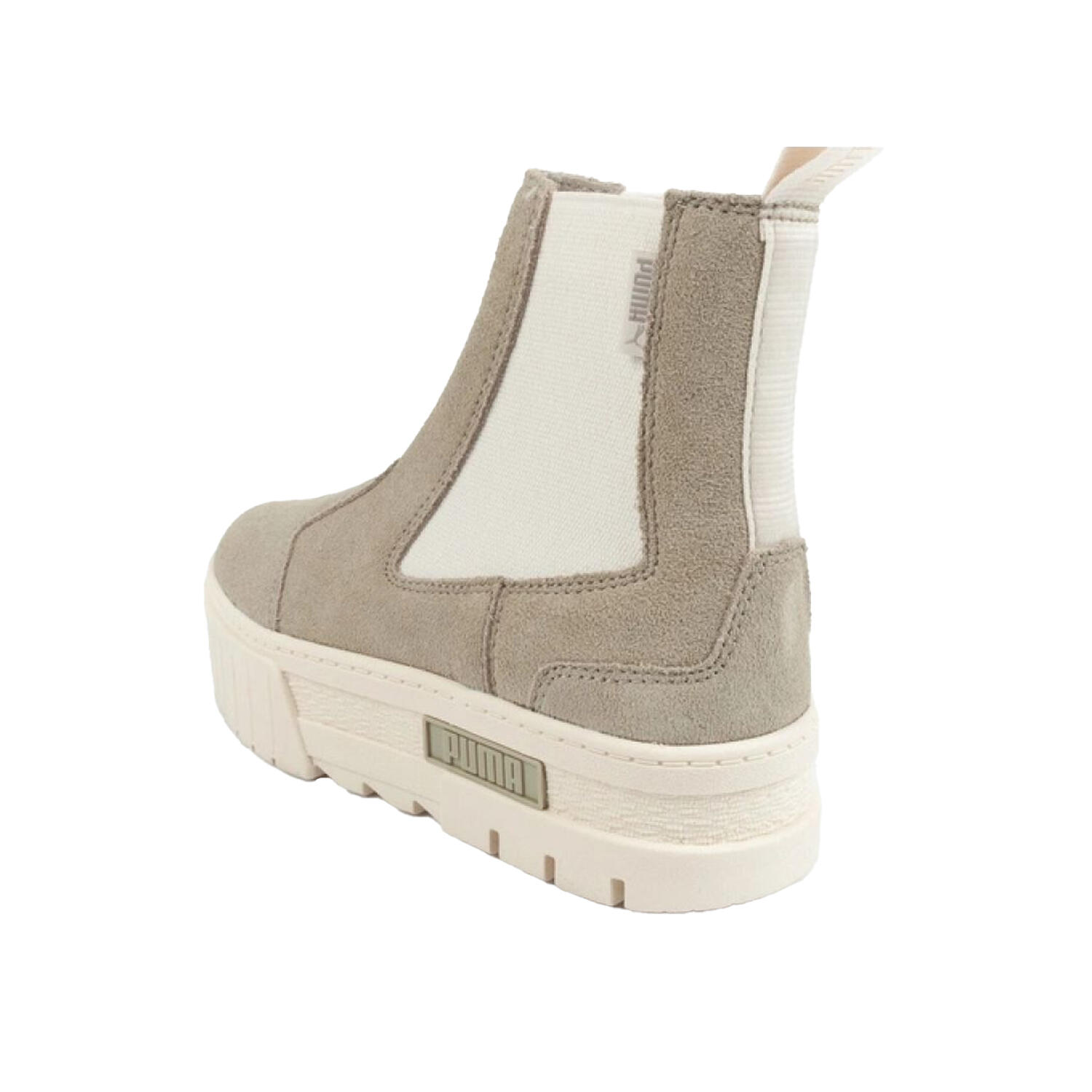 Bottines Chelsea MAYZE Femme (Beige / Blanc) 2/4