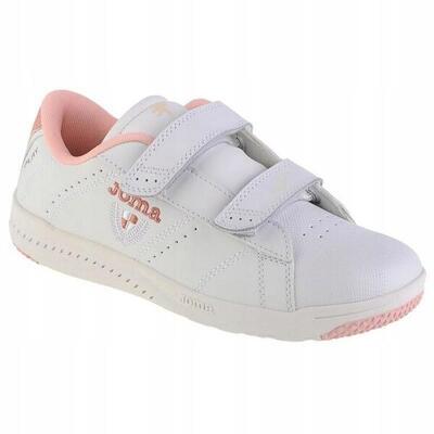 Scarpe Sportive Pelle Bambini Joma W Play Bianco Rosa
