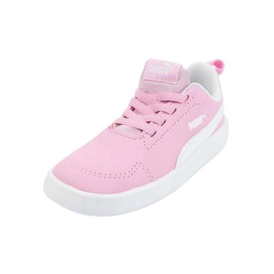Zapatillas Deportivas de Cuero Courtflex Inf para Niños/Niñas Rosa