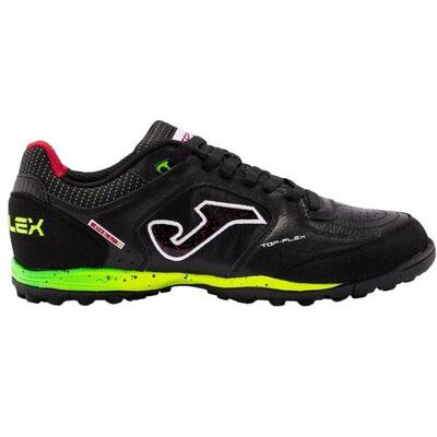 Heren top flex kunstmatige grond voetbalschoenen (zwart)