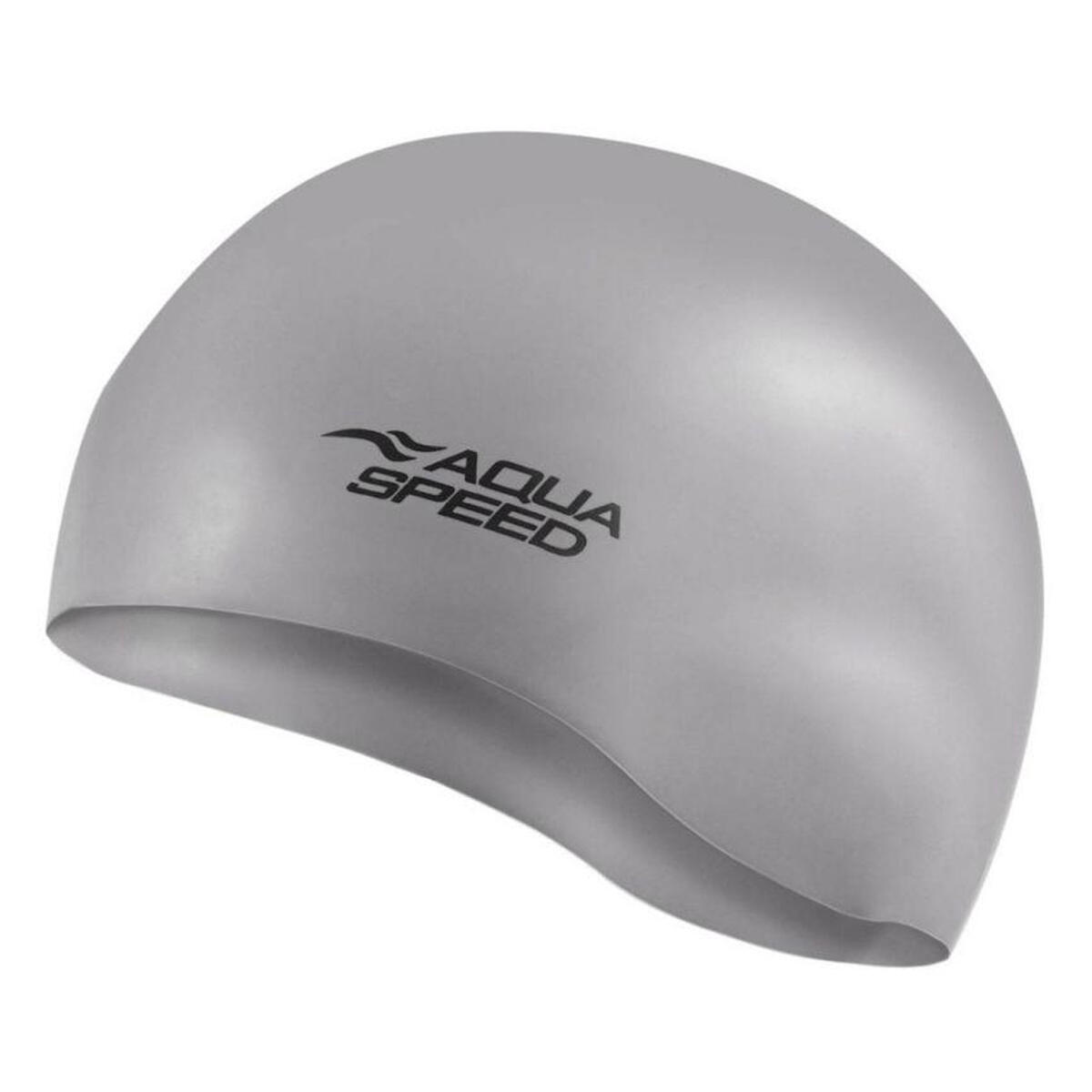 Gorro de Natación Solo de Silicona para Adultos Unisex Gris 2/2
