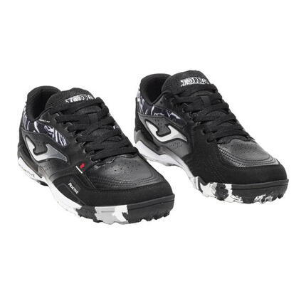 Heren FS Reactive Grain Leren Voetbalschoenen (Zwart)