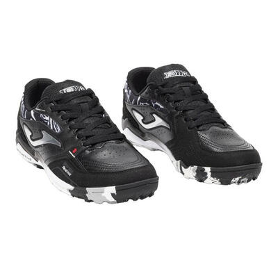 Heren fs reactive grain leren voetbalschoenen (zwart)