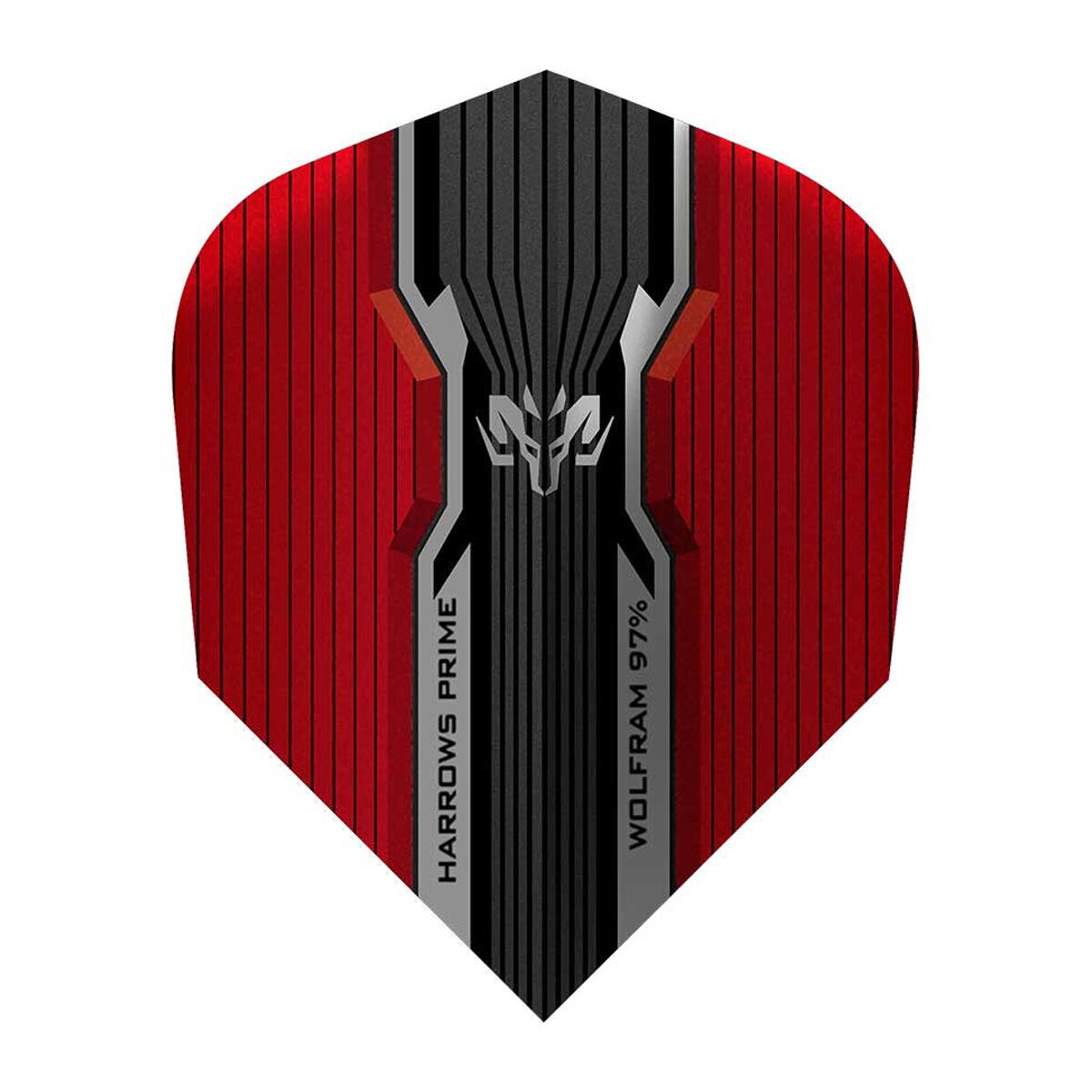 Wolfgram Prime Dart Flights (Conjunto de 3) (Vermelho / Cinzento / Preto) 2/2