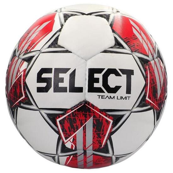 Ballon De Foot TEAM LIMIT (Blanc / Rouge) Taille 4