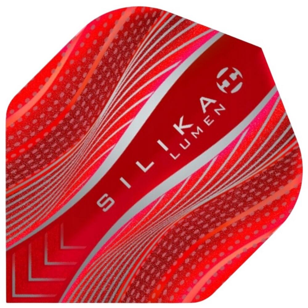 Ailettes De Fléchettes SILICA LUMEN (Rouge) 2/2