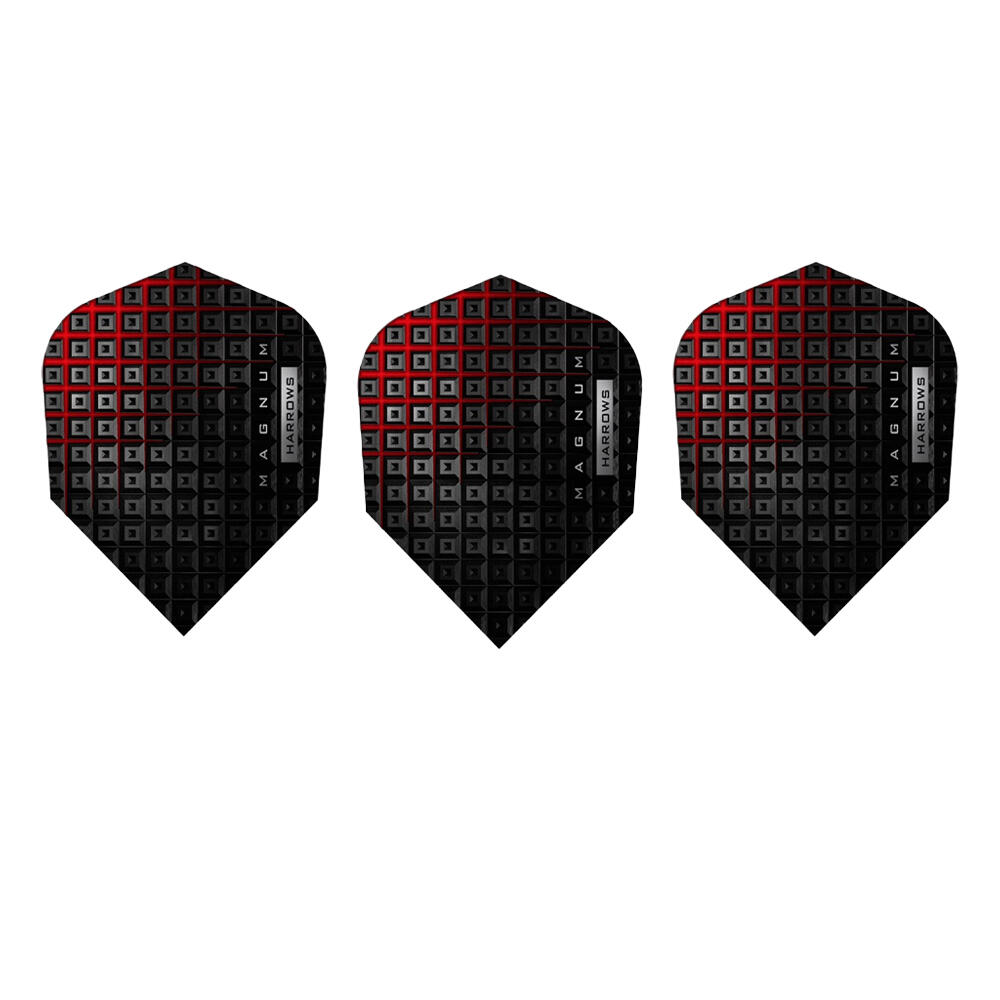 Harrows - Ailettes De Fléchettes Magnum Prime (rouge / Gris) - Tige De Flechette - Gris|rouge - Taille Unique - Decathlon