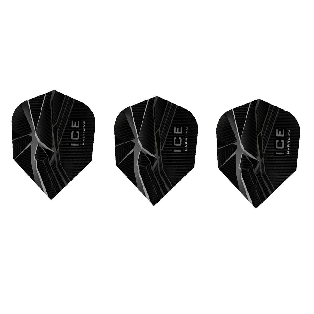 Harrows - Ailettes De Fléchettes Ice (noir / Gris) - Tige De Flechette - Gris|noir - Taille Unique - Decathlon