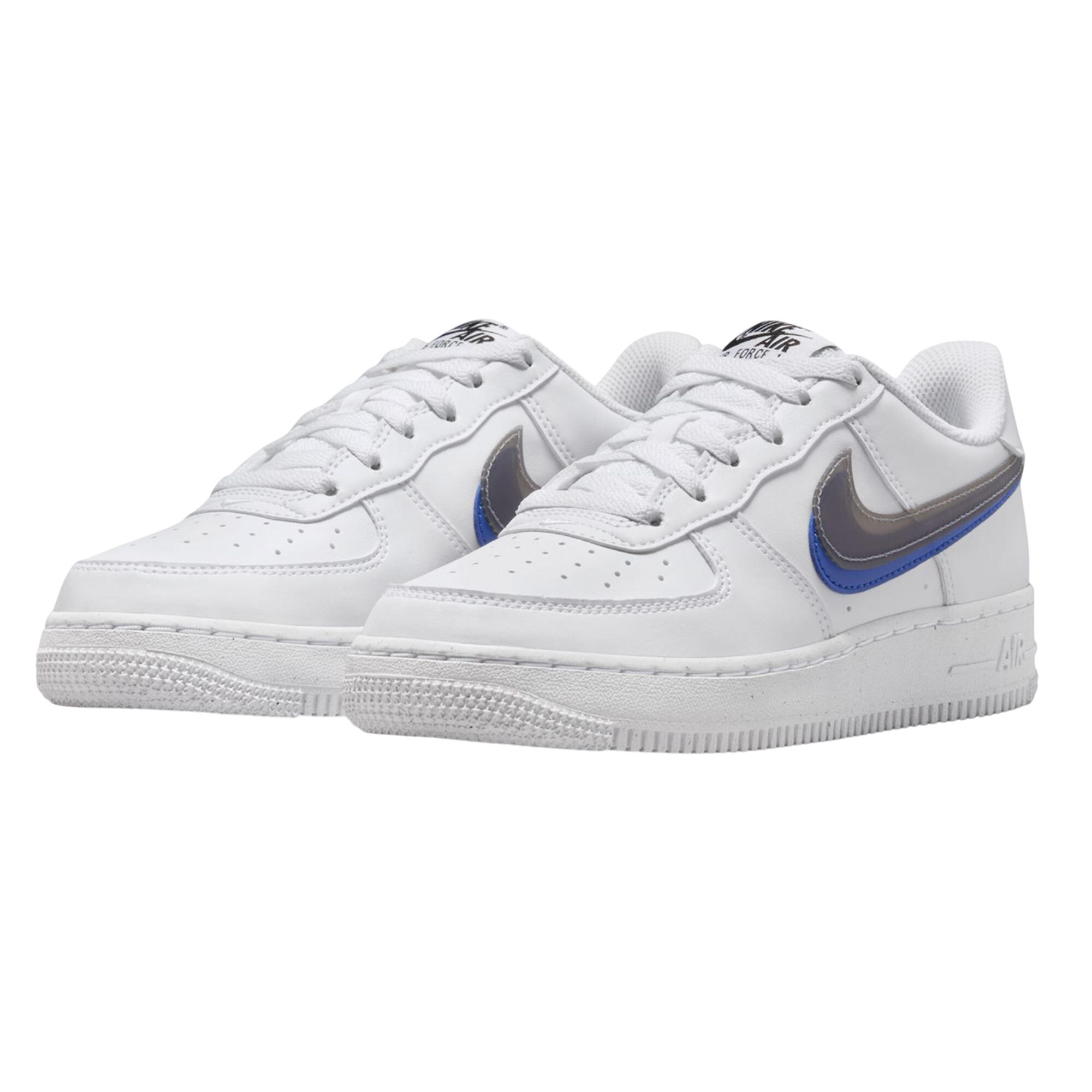Nike - Baskets Style Swoosh Air Force Femme (blanc) - Chaussures De Sport - Blanc - Decathlon