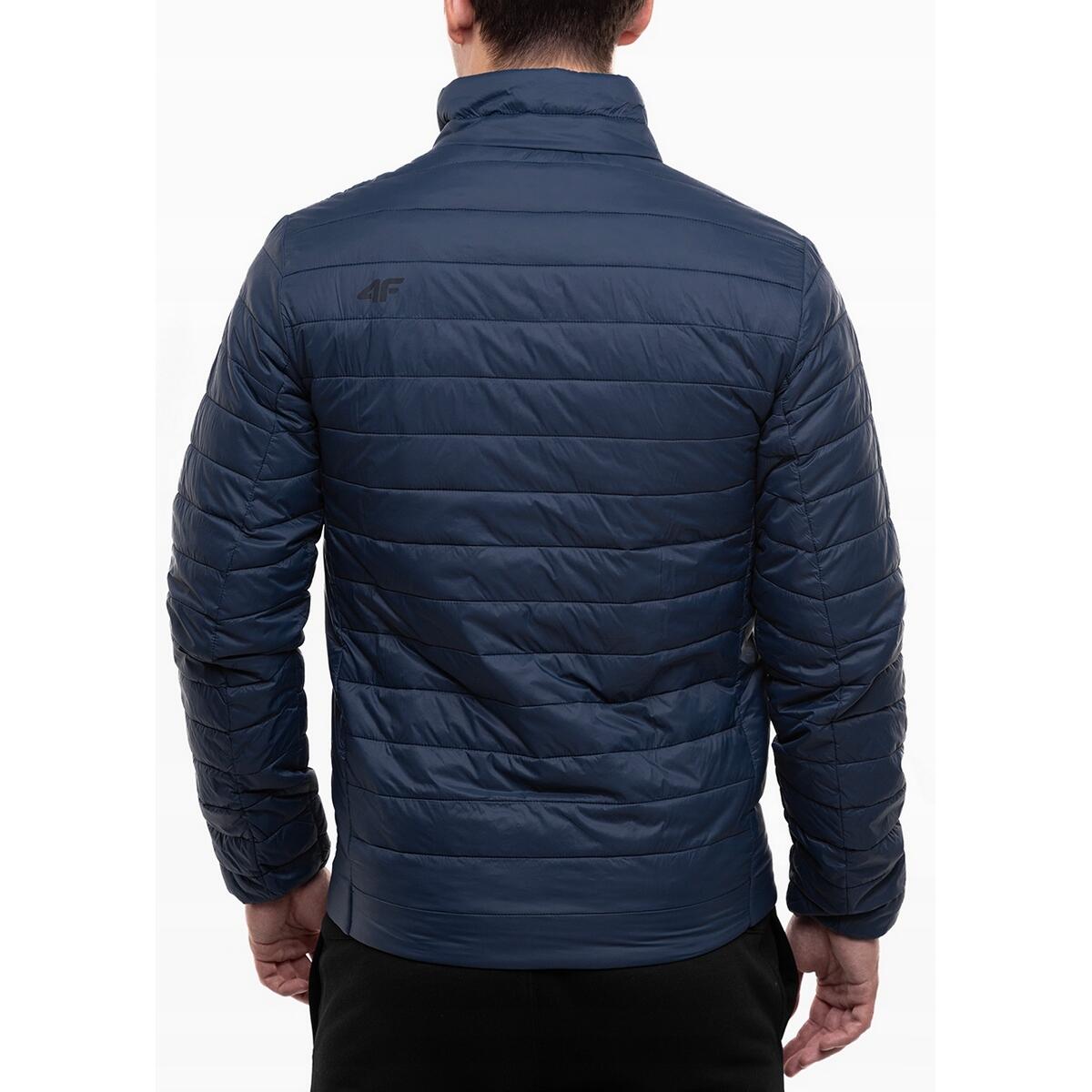 Chaqueta Acolchada M084 para Hombre Azul Marino 4/4
