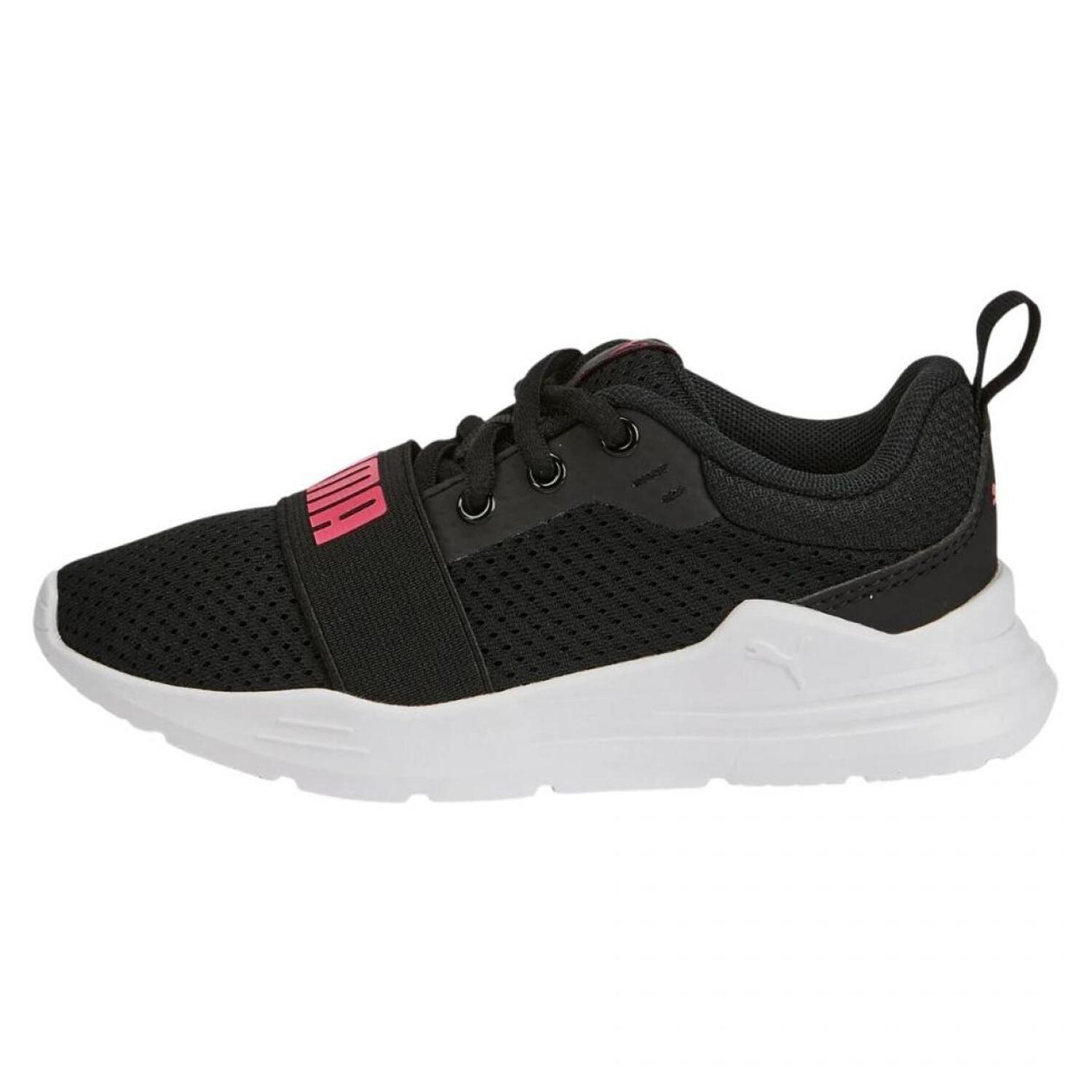 Zapatillas Deportivas Wired Run para Niños/Niñas Negro, Rosa 3/5